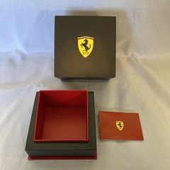 Ferrari Watch Box And Booklet Only (No Watch) – Free Shipping!