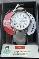 Timex Easy Reader Day Date – 35mm Expansion Band with Indiglo – New in box