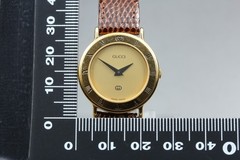 [Near MINT w/BOX] Vintage GUCCI 3000L 26mm Gold Dial Quartz Women’s Watch JAPAN