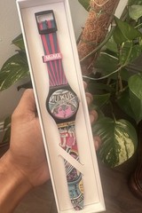 Rare Swatch x Moma Collection Limited the city Watch Japanese artist Moonswatch