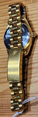 Vintage Gruen Precision Watch Women 26mm Gold Tone Dial Date 30M New Battery