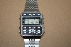 Vintage Casio Data Bank Calculator Watch CD-401 Module 246 Tested/Working