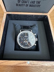 Shinola Runwell Chrono 47mm With Genuine Alligator Band