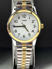 Timex® Women’s Two Tone Expansion Watch – T2N068- New!!