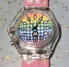 2021 WATCHITUDE GLOW RAINBOW UNICORN LIGHT UP CASE WATCH NO BOX
