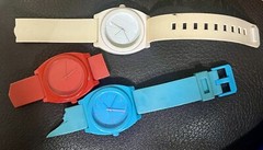 Nixon Minimal The Time Teller P Unisex Watches-Lot of 3 Pre-Owned