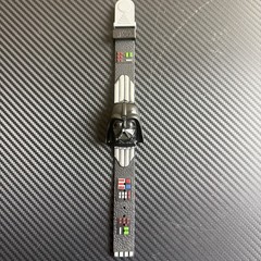 Vintage 1996 Star Wars Darth Vader Flip Top Digital Watch Hope Ind. Lucasfilm