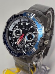 Invicta Commander TI-22 Titanium Men’s Watch – 48mm, Blue, Black, Grey (49493)