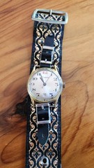 Endura Vintage Watch Self Winding Working Condition Men’s Watch , Funky Band