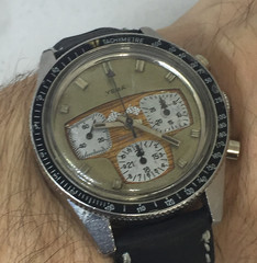VINTAGE YEMA RALLYGRAF SUPER 606737 “Formica” CHRONOGRAPH MANUAL WIND 39MM