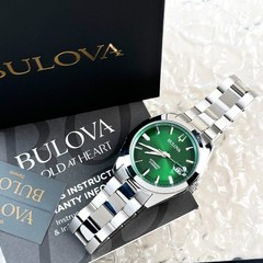 Bulova Classic Surveyor Automatic Green Dial Men’s watch 96B429 39mm