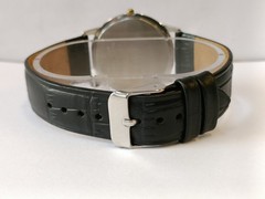 WEST END WATCH CO. QUARTZ SILVER DIAL SWISS MEN’S WORKING CONDITION