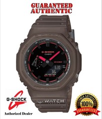 Casio G-Shock GA2100K-5A Smoky Light Analog Digital Brown Watch