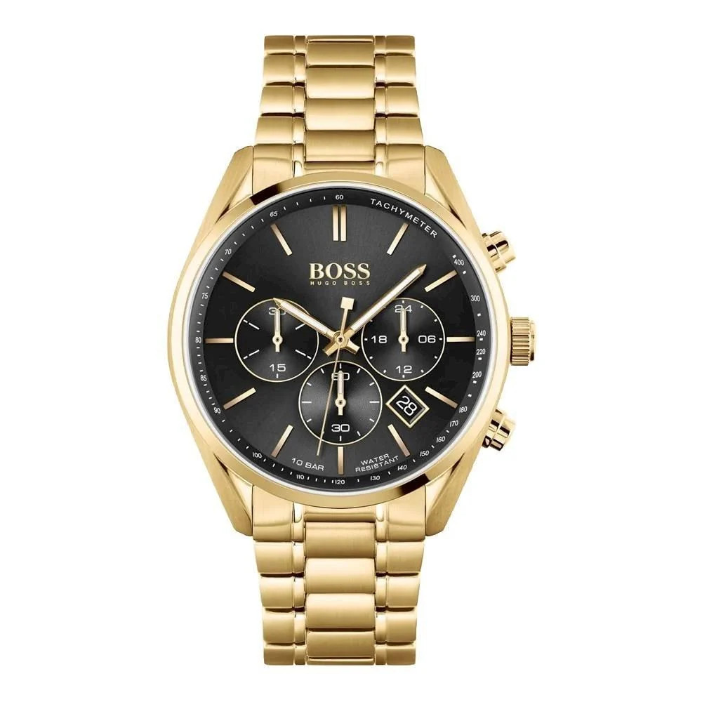 Hugo Boss HB1513848 Mens Champion Yellow Gold Watch