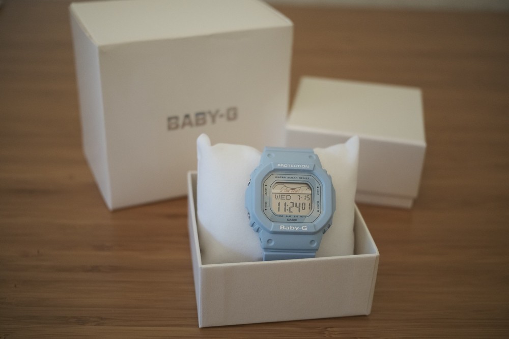 Casio Baby-G G-LIDE BLX-560-2 Light Blue Tide Graph Watch – With Box & Papers
