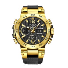 Luxury Men Watch Quartz Diver Sports Digital Analog 5ATM Waterproof Wristwatch