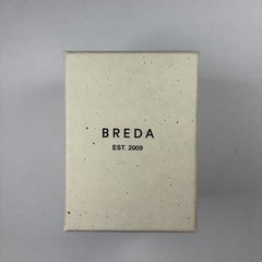 BREDA Virgil 1736j Rectangle Green Dial Brown Croc Leather Band Watch