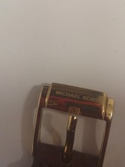 Michael Kors Parker MK2249 Women’s Brown Leather Strap Analog Watch *New Battery