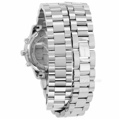 Michael Kors Runway Womens Double Wrap Chronograph Watch Stainless Steel Band