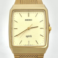 SEIKO Spirit 5E31-5A60 Gold Dial Men’s Quartz Watch 29.8mm