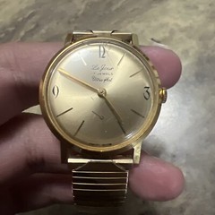 Le Jour 17 Jewel ULTRA FLAT swiss Made Gold Filled Windup Does Not Run