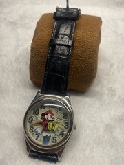 Disney Mickey Mouse Fireman Fire Brigade Animated Watch 35mm New Battery