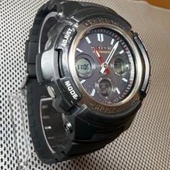Working Item CASIO G SHOCK AWG M100 Radio Solar Ana Digi Watch New Strap (Compat