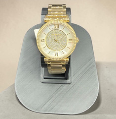 Michael Kors Caitlin Gold-Tone Stainless Steel MOP Dial Quartz 38mm 30m