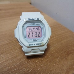 CASIO BABY-G BG 5600WH Digital Wristwatch White