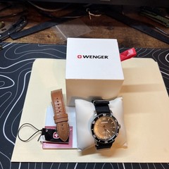 Wenger Roadster Black Night Steel Black Dial Quartz Men’s Watch 01.1841.105