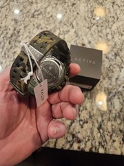 NEW IN BOX Activa X Invicta Digital Watch 56mm Camouflage Green (ACW1968-001)
