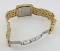 DMQ Swiss Movement Ladies Gold-Tone Stainless Steel Quartz Watch – New Battery