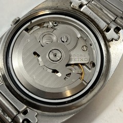 Vintage Seiko Cushion 7005-7031 35mm Silver Dial Automatic Mens Watch