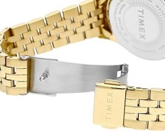 TIMEX TW2V45700 Waterbury Legacy Quartz Gold Black Ladies Authentic Watch Japan