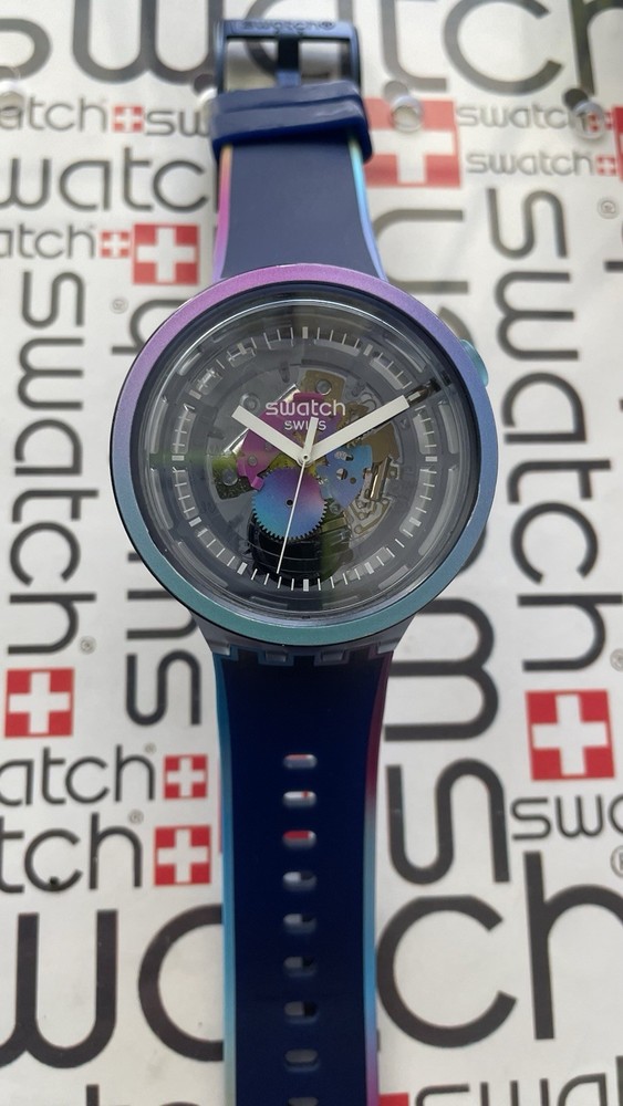 Swatch Rainbowinthenight SO27N112 Big Bold 47mm Bioceramic