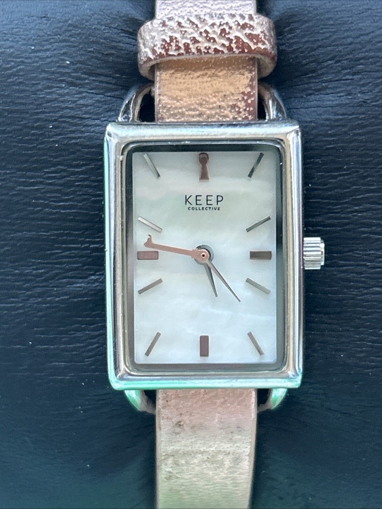 Keep Collective Silver Tone MOP Dial Women’s Quartz Watch