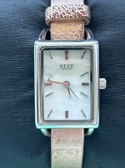 Keep Collective Silver Tone MOP Dial Women’s Quartz Watch