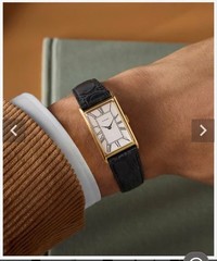 Timex 1976 Lexington Reissue TW2Y56200 Gold Dress Watch Black Leather Strap Box