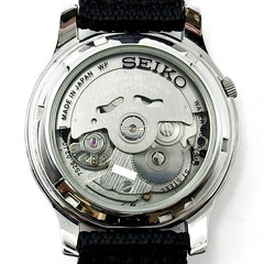 Seiko Five Military Auto Watch 26-02J0 Black Dial Stainless Steel Model #S518061