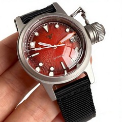 Fashion Military 36mm Double Sapphire 20ATM Miyota8215 Automatic Men Watch Lumen