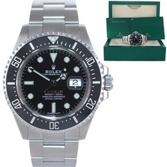 2018 MINT Rolex 126600 Red Seadweller SD43 43mm Mark 1 Mk1 Ceramic Steel Watch