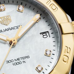 TAG Heuer Aquaracer Diamond Mother of Pearl 32mm WBD1322.BB0320 NEW/UNWORN