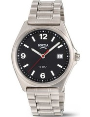 Boccia 3663-01 Mens Watch Titanium 39mm 10ATM