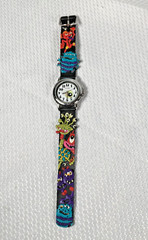 Timex TMX Kids Monster Watch 30 Meters 3D Molded Strap T72641 Needs Battery
