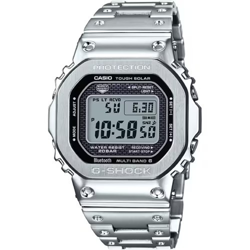 Casio G-Shock GMW-B5000D-1JF Full Metal Silver JDM Japan Watch