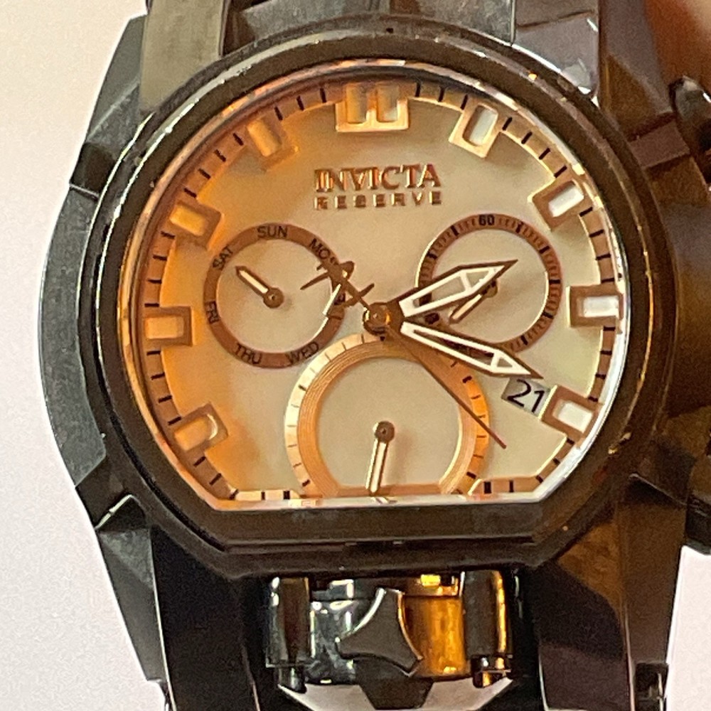Invicta Reserve Bolt Zeus Magnum Men’s Watch 52mm Swiss Move New Batt 13