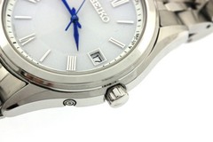 SEIKO Selection Solar Radio SBTM357 Watch Stainless Steel Silver Dial Solar Radi