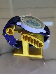 Funkotype “Happy Winky Facew Crown” Quartz Watch New Nato Navy Band 41mm 8.75″