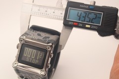 Nike WC0046 Digital Watch Gray Camo 43.5mm 100M Alarm Chronograph Rare Working