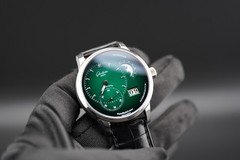 Glashutte Original Panomatic Lunar Stainless Steel Watch 1-90-02-13-32-31 Green
